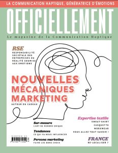 Officiellement N°5 couverture du magazine de la communication haptique